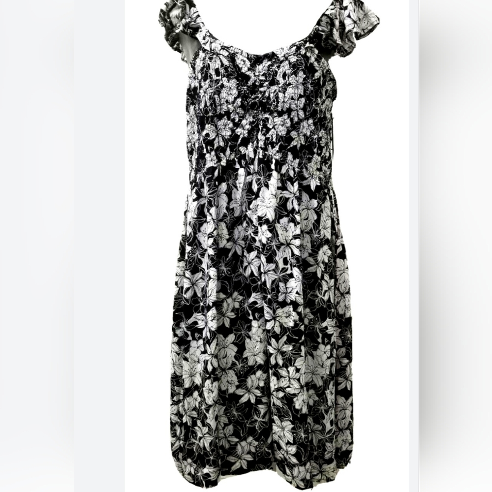 Raviya Black and White Sundress 3 X